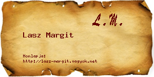 Lasz Margit névjegykártya
